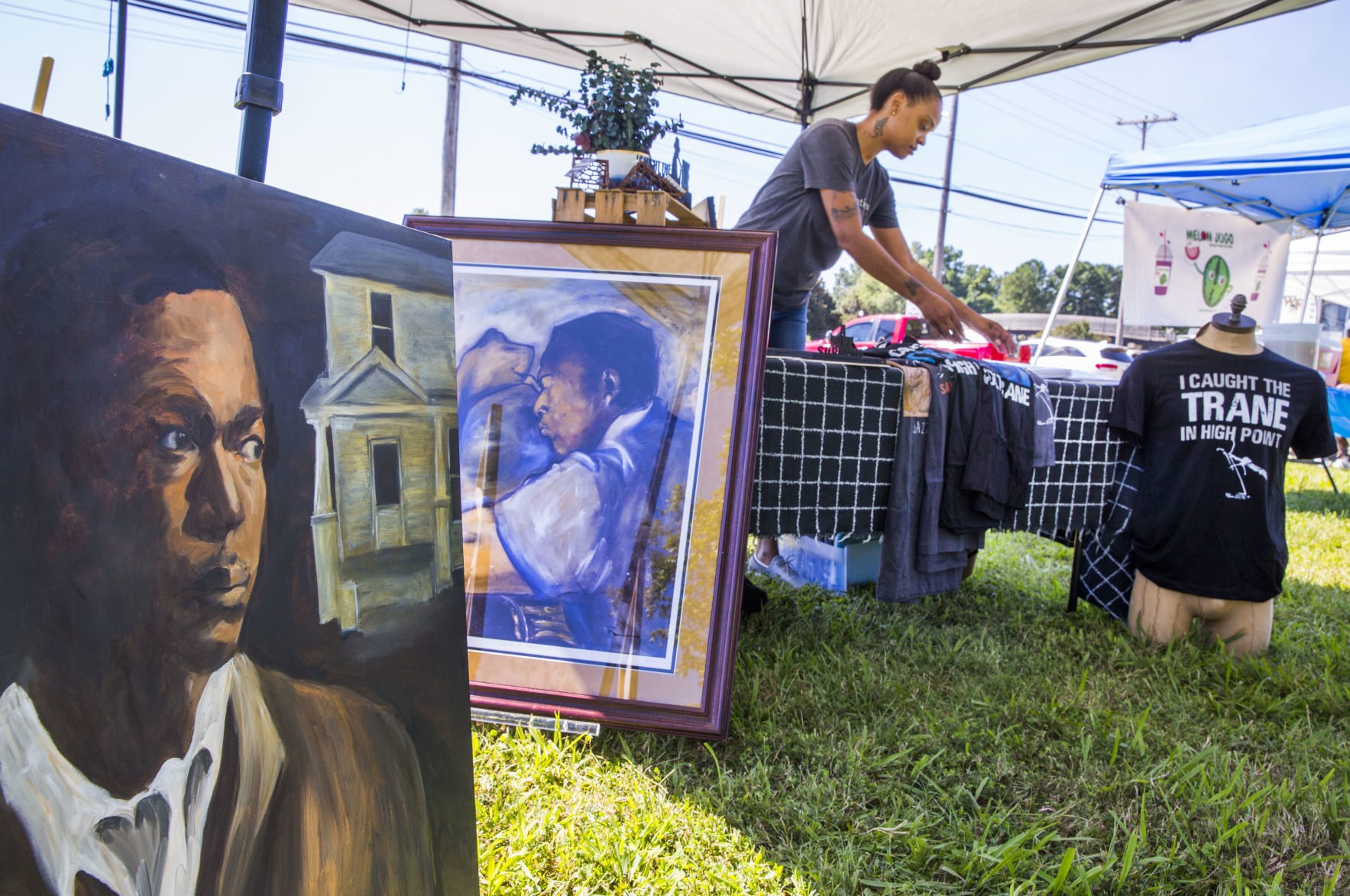 John Coltrane marker dedication in High Point